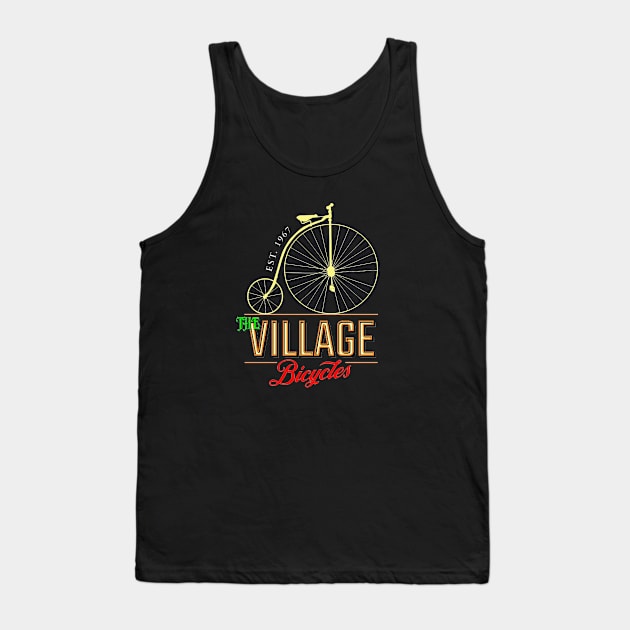 The Village Bicycles Tank Top by Blackhearttees